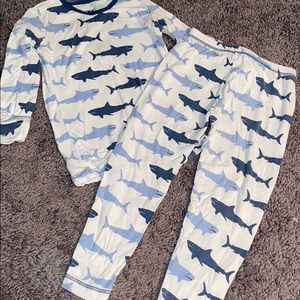 Kickee pants shark 2pc